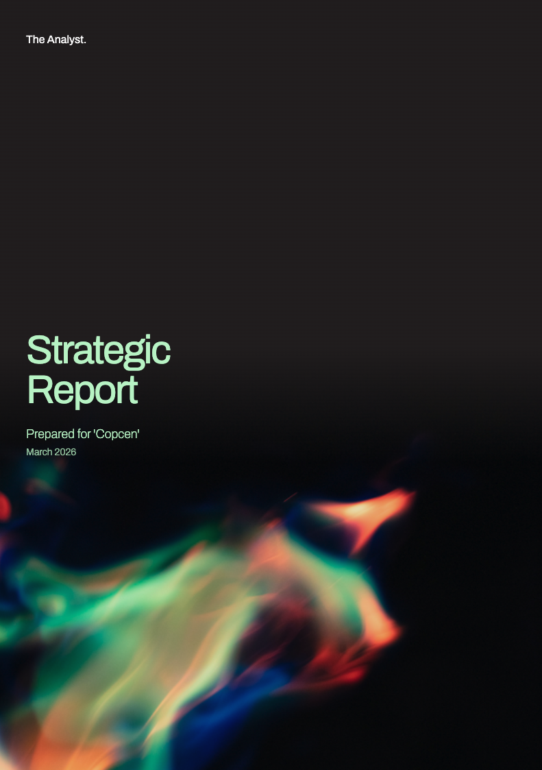 Strategic Report, Cover Page